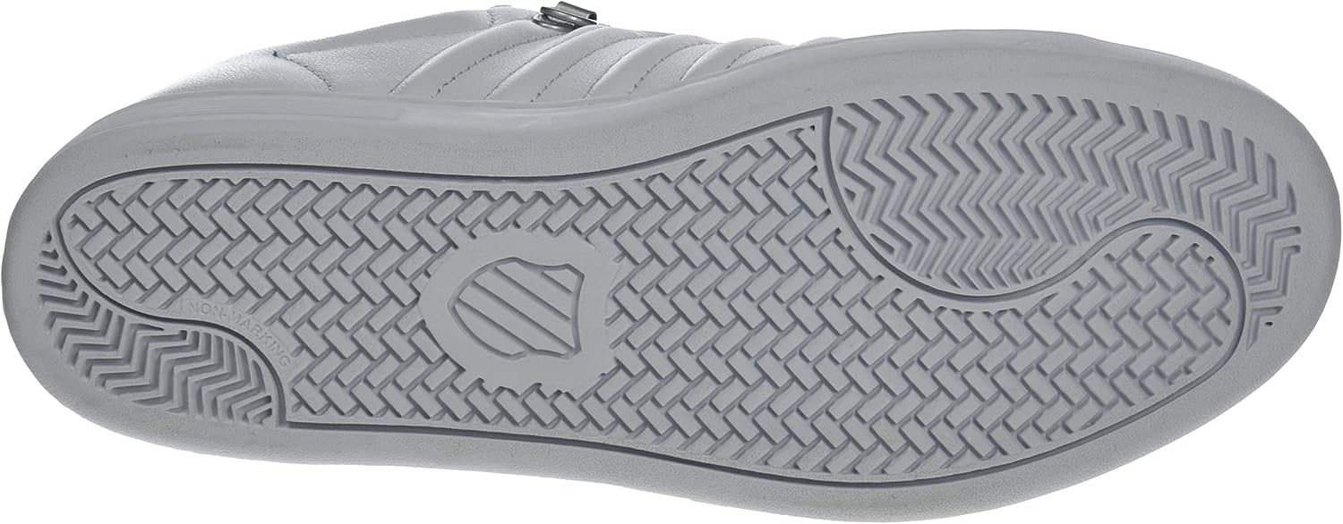 <strong>K-Swiss</strong><br> Men's Lozan II Trainers, WHT/WHT/CLSCBLUE, 40 EU, White — изображение 4