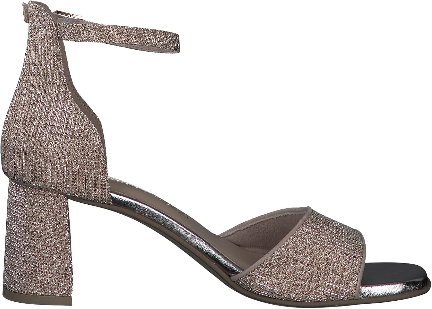 <strong>MARCO TOZZI</strong><br> Женские Glitter Heel Sandals with Adjustable Strap — изображение 4