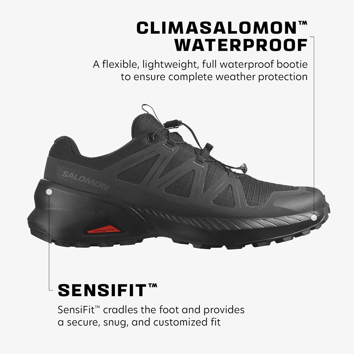 <strong>Salomon</strong><br> Мужские Speedcross Peak Climasalomon Waterproof Hiking — изображение 2