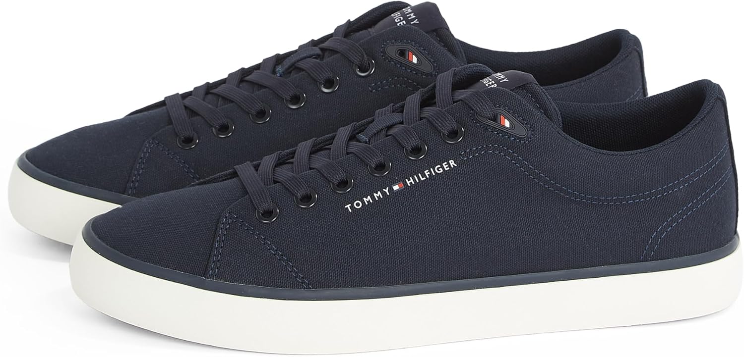<strong>Tommy Hilfiger</strong><br> Мужские Vulcanized Core Canvas Low Top Grau (Overcast Grey) 44 — изображение 3