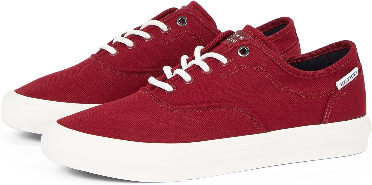 <strong>Tommy Hilfiger</strong><br> Мужские Th Hi Vulc Oxford Twill Fm0fm05400 Low Top — изображение 3