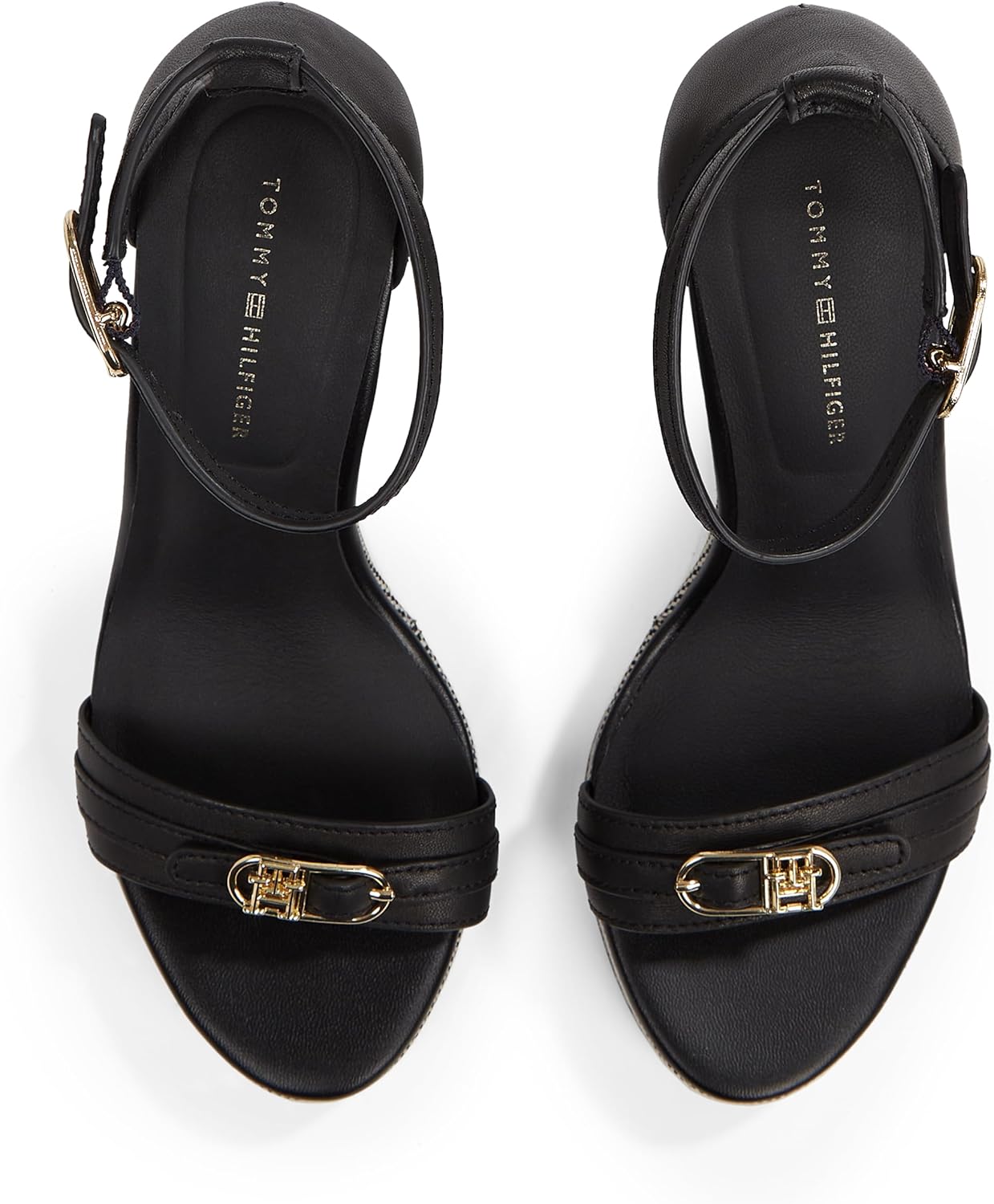 <strong>Tommy Hilfiger</strong><br> Женские Wedge Espadrilles Leather Sandal — изображение 4