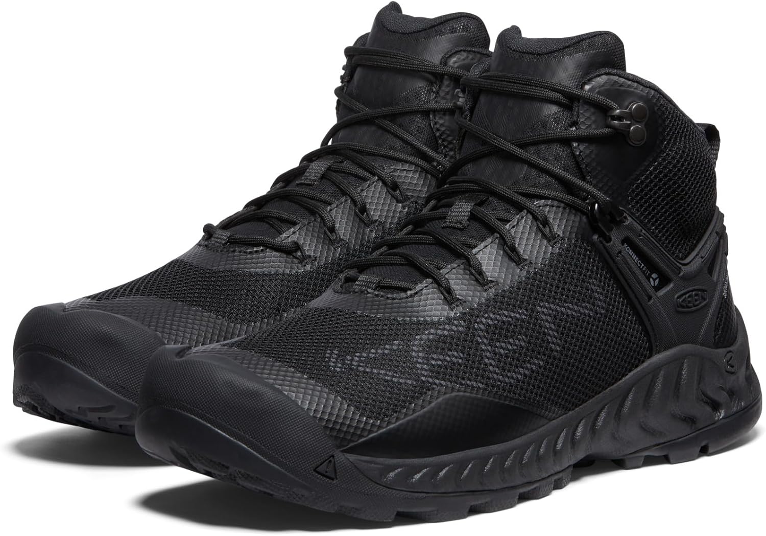 <strong>KEEN</strong><br> Мужские NXIS Evo Mid Height Waterproof Fast Packaging Hiking Brindle/Citronelle — изображение 4
