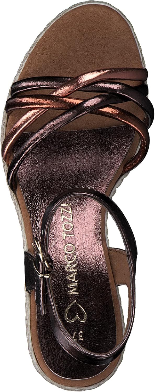 <strong>MARCO TOZZI</strong><br> Женские Wedge Heel Sandals with Adjustable Strap Comfortable — изображение 3