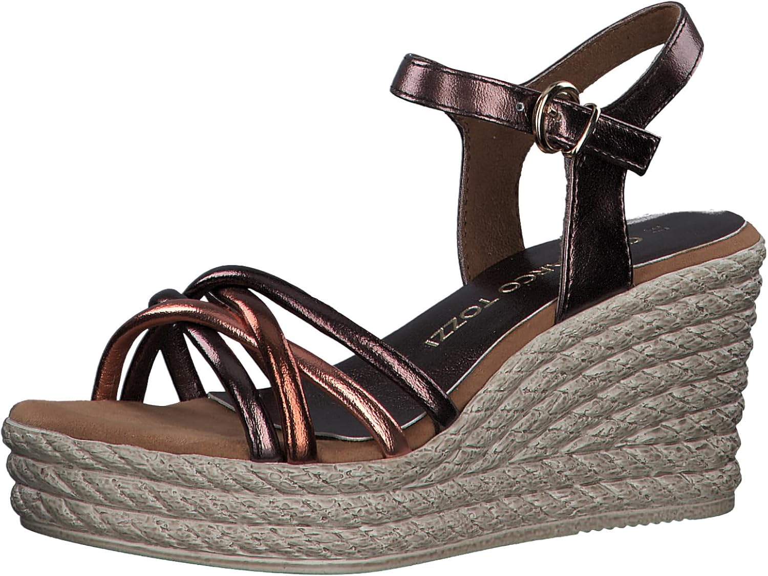 <strong>MARCO TOZZI</strong><br> Женские Wedge Heel Sandals with Adjustable Strap Comfortable