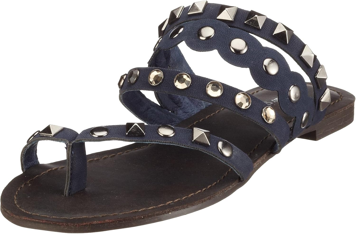 <strong>Buffalo</strong><br> 309 5274 Nubuck PU Womens Sandals Toe-Post