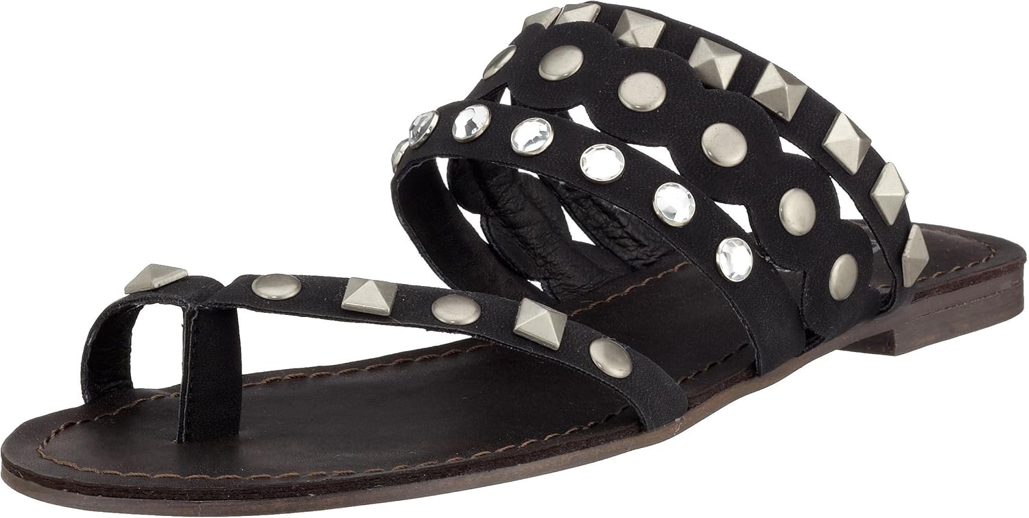 <strong>Buffalo</strong><br> 309 5274 Nubuck PU Womens Sandals Toe-Post