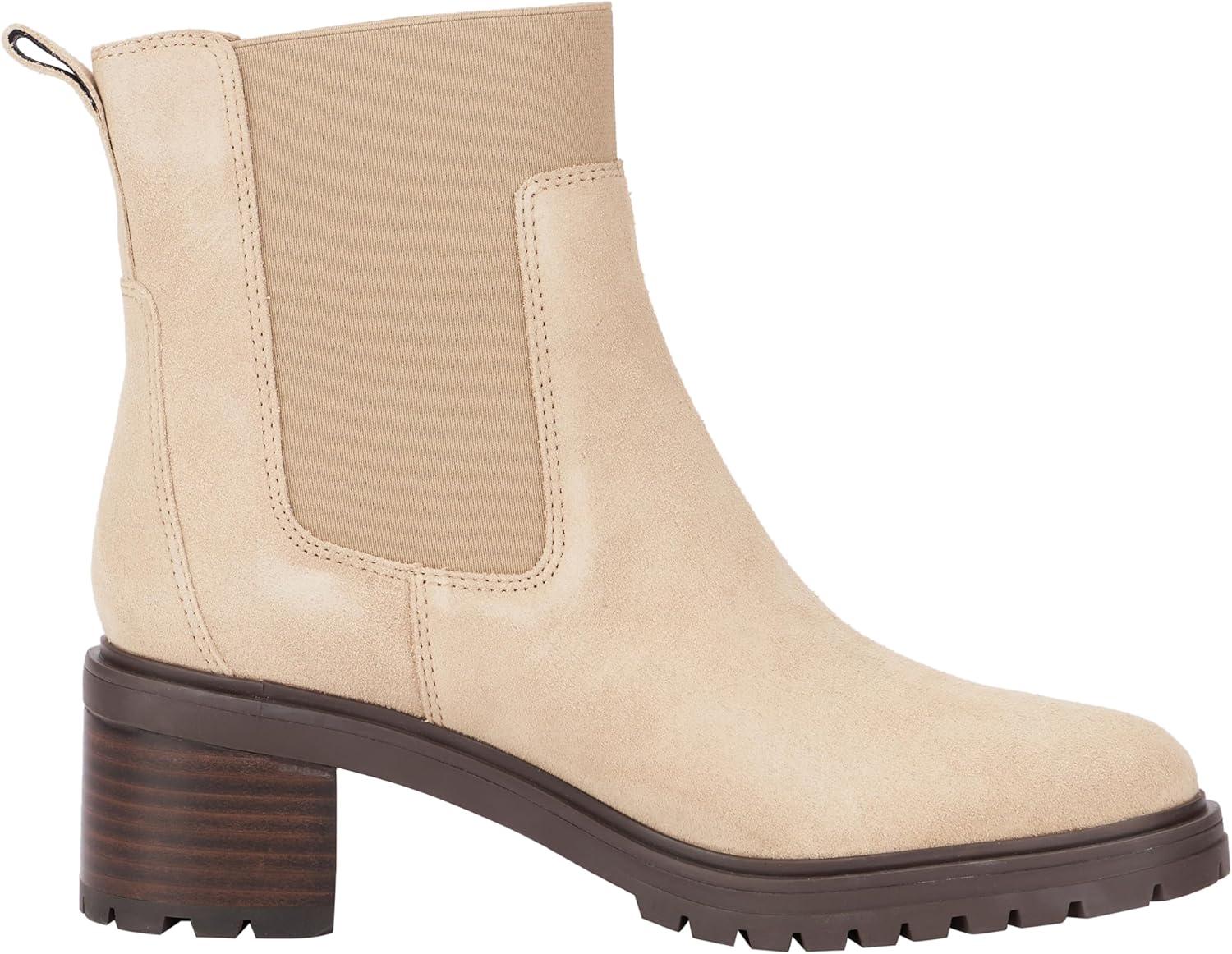 <strong>Tommy Hilfiger</strong><br> Женские Chelsea ботинки Flag Mid Heel Suede Suede — изображение 4