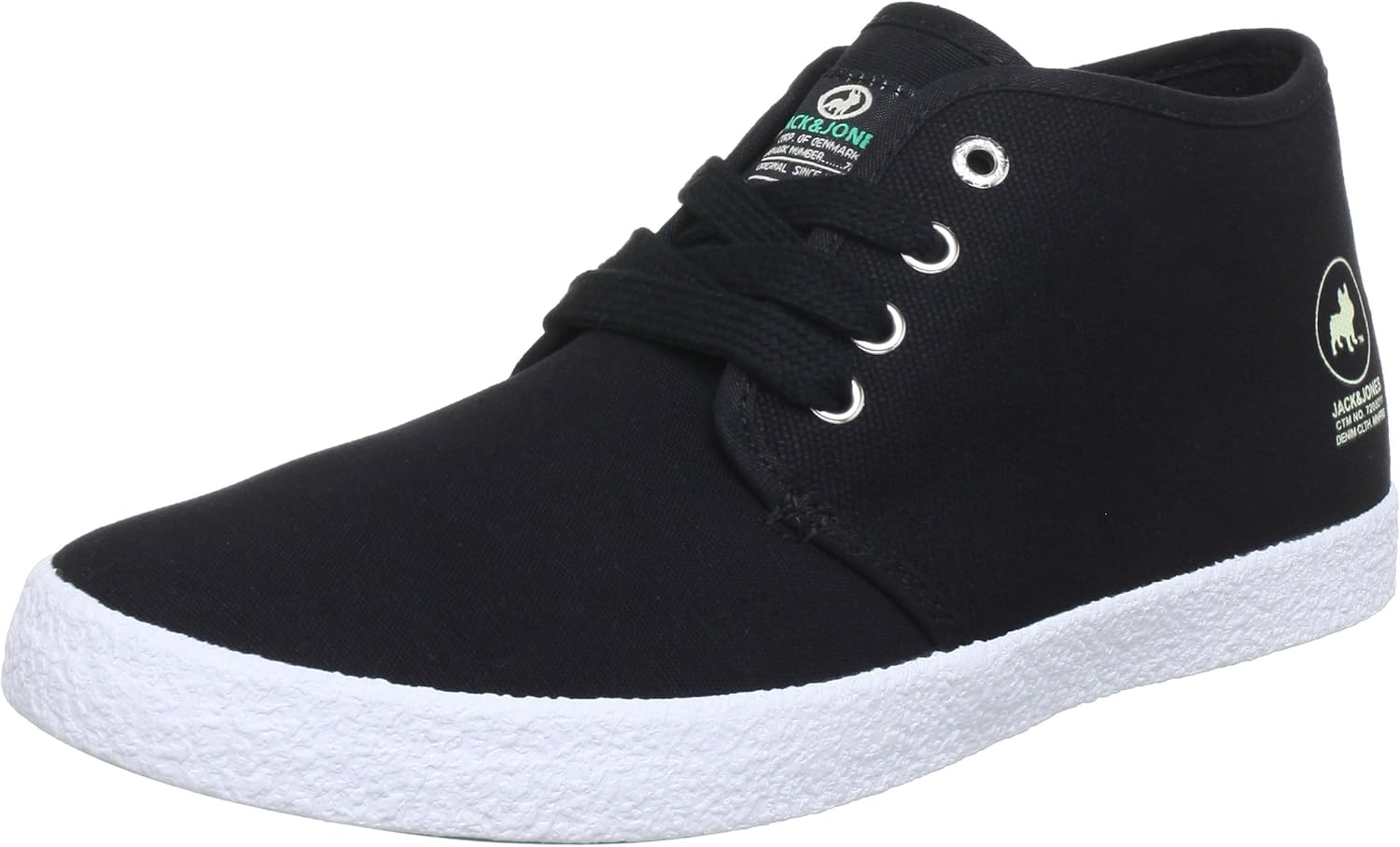 <strong>JACK & JONES</strong><br> Vintage Jj Oslo Canvas 12064417 Mens Trainers, black, size: 46
