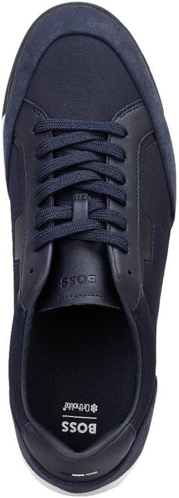 <strong>BOSS</strong><br> Мужские Nitan TXSD Lowtop in Suede Faux Leather Size — изображение 3