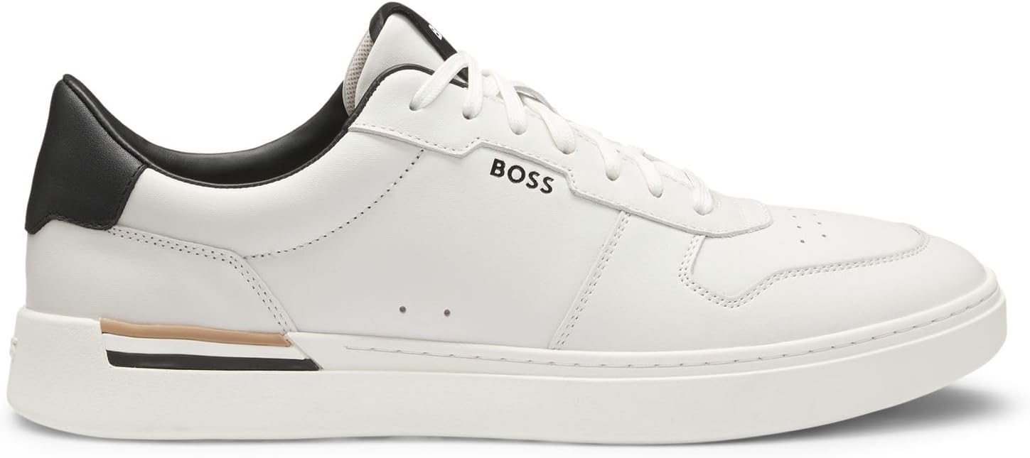 <strong>BOSS</strong><br> Мужские Clint Tenn Signature Stripe Leather Size