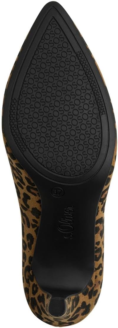 <strong>s.Oliver</strong><br> Женские Court Pointed Elegant Multicoloured (Cognac Leo) 42 EU — изображение 4