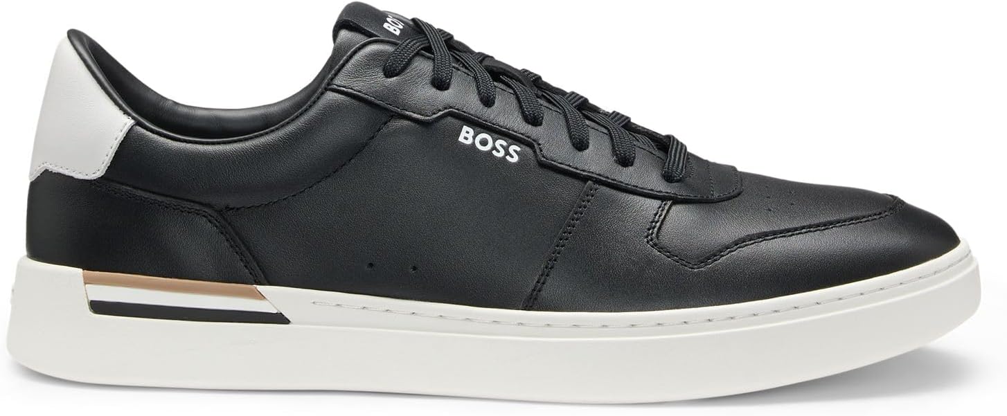 <strong>BOSS</strong><br> Мужские  Clint Tenn Signature Stripe Leather Size