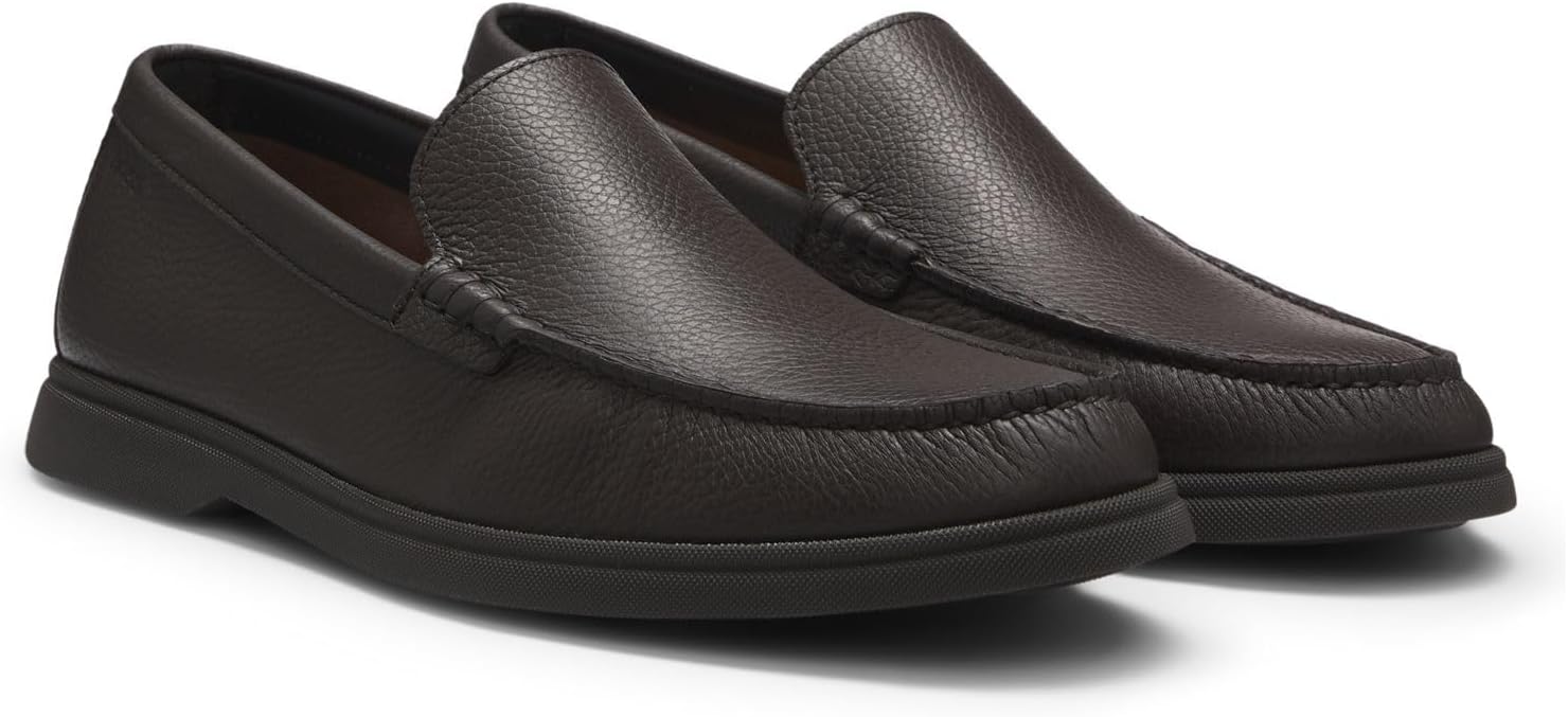 <strong>BOSS</strong><br> Мужские Sienne Mocc Moccasins in Milled Leather with Detail Size — изображение 2