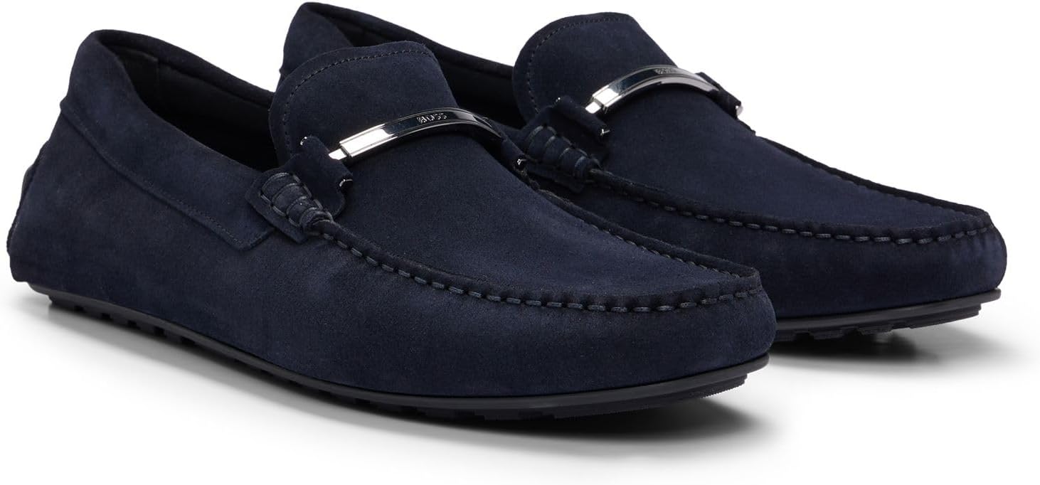 <strong>BOSS</strong><br> Мужские Noel Mocc Suede Moccasins with Metal Details Full Lining Size — изображение 2