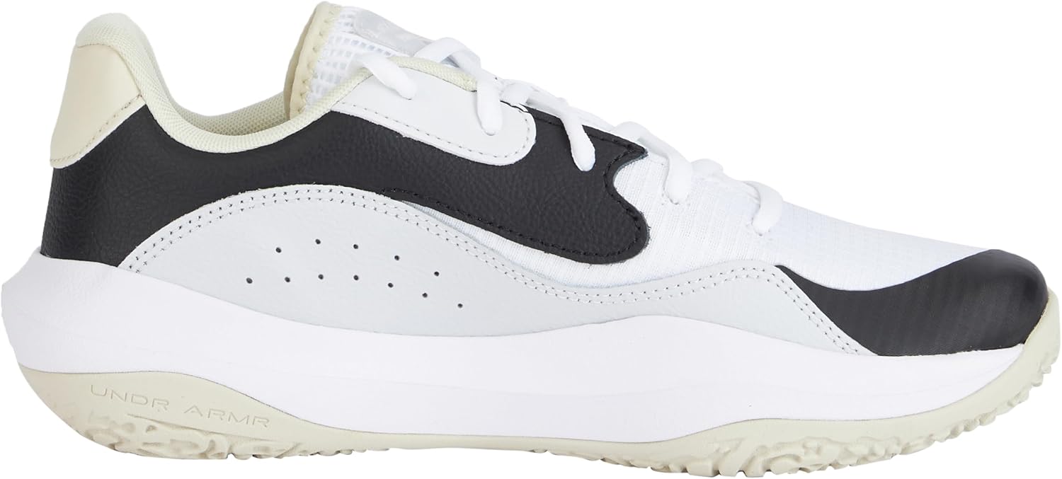 <strong>Under Armour</strong><br> UA Lockdown 7 Low Basketball White/Silt/White 44.5 EUSilt White — изображение 4