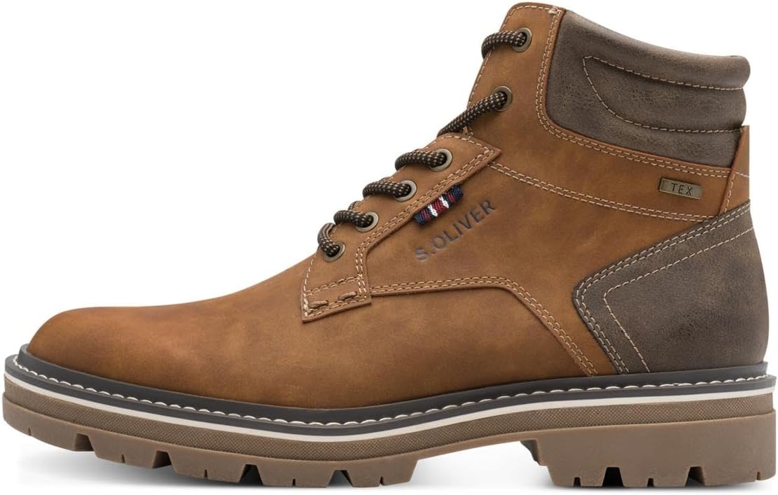 <strong>s.Oliver</strong><br> Мужские Waterproof Vegan ботинки (Cognac) 41 EU — изображение 2