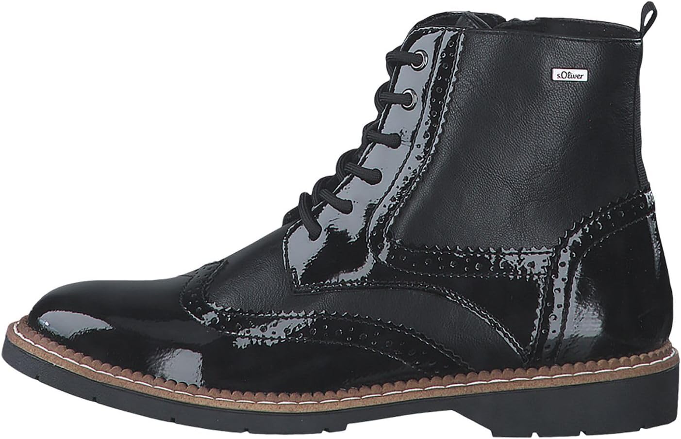 <strong>s.Oliver</strong><br> Женские Elegant ботинки without Heel with Zip(Black Comb)