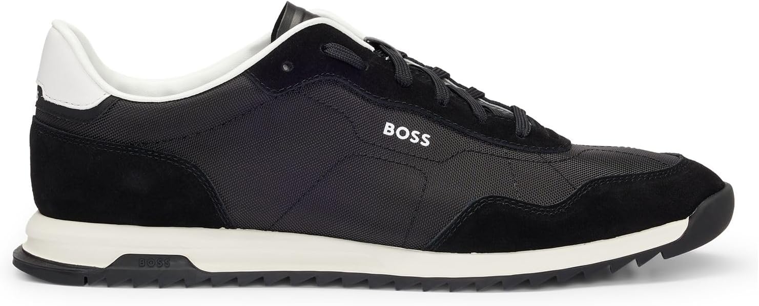 <strong>BOSS</strong><br> Мужские  Zayn Lowp in Textured Fabric with Suede Detailing Size