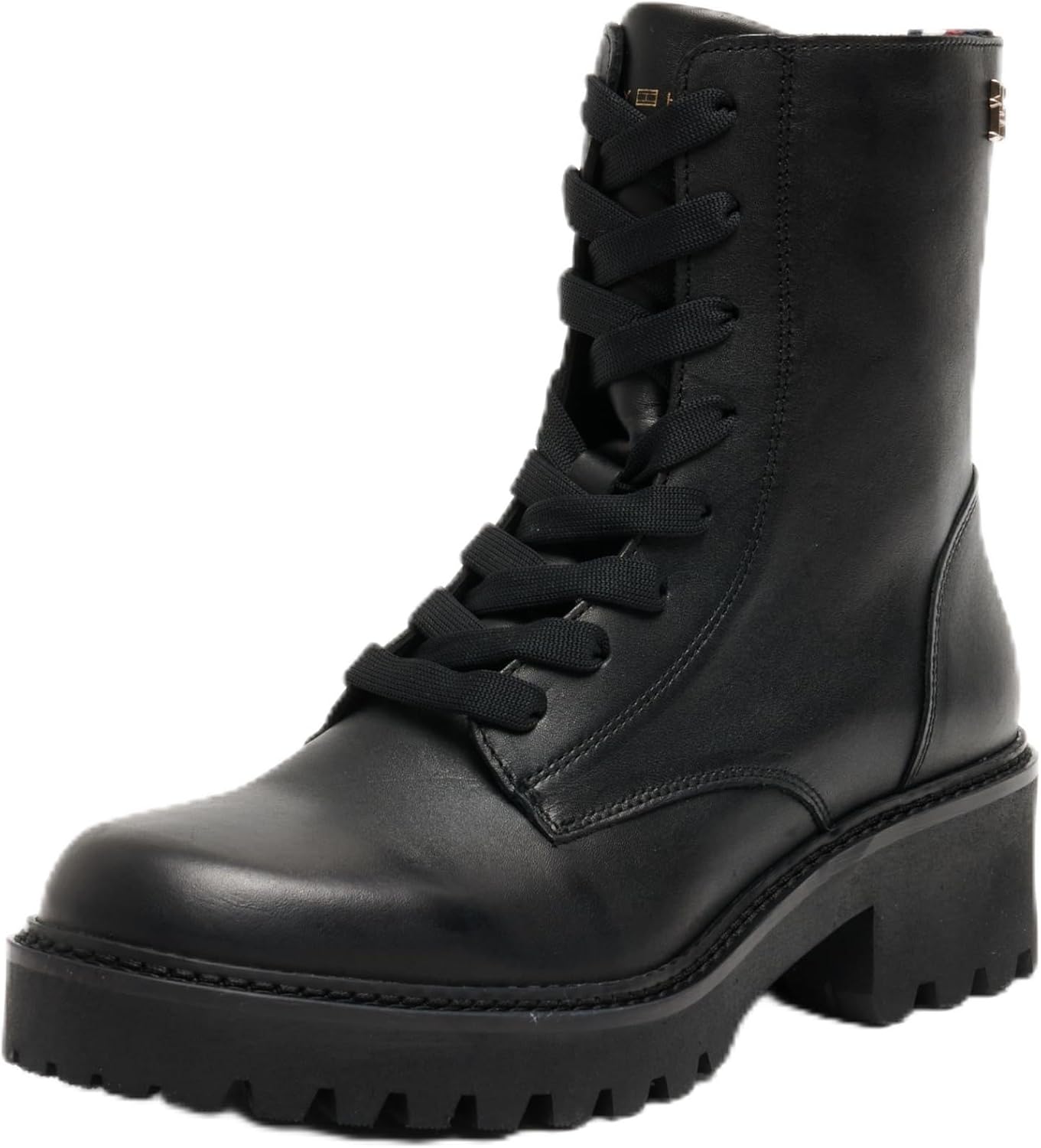 <strong>Tommy Hilfiger</strong><br> Женские Chic Mid Heel Leather Lace-up Fw0fw08305 Stiefeletten