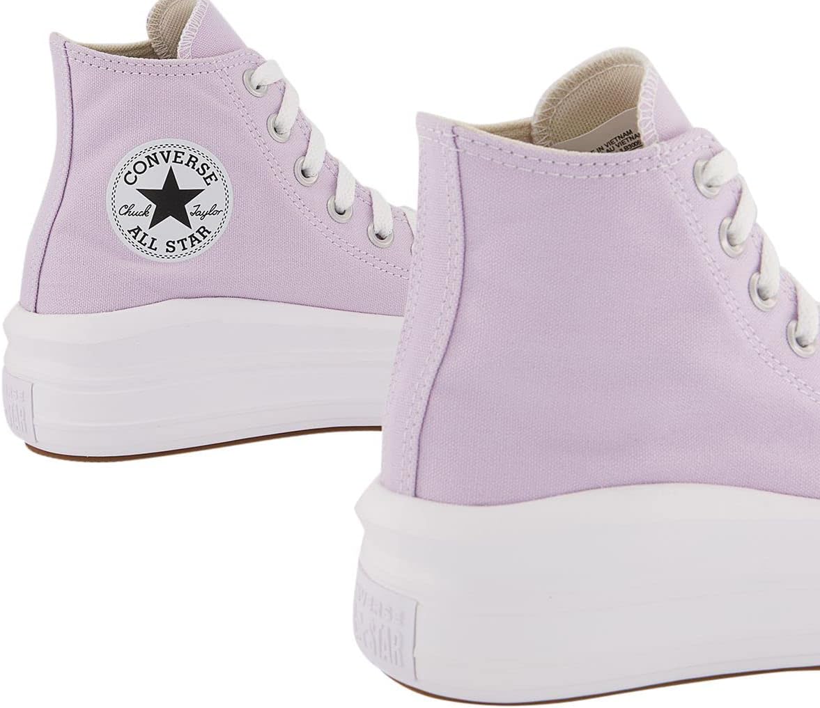 <strong>Converse</strong><br> Женские Chuck Taylor All Star Move Pale AmethystWhite — изображение 4