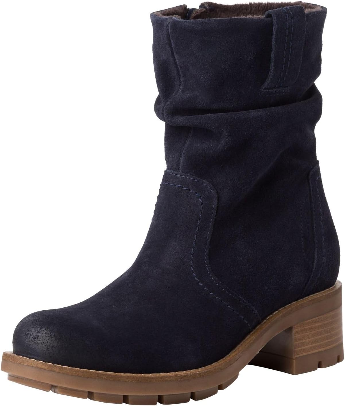 <strong>Tamaris</strong><br> Женские Leather Block Heel ботинки