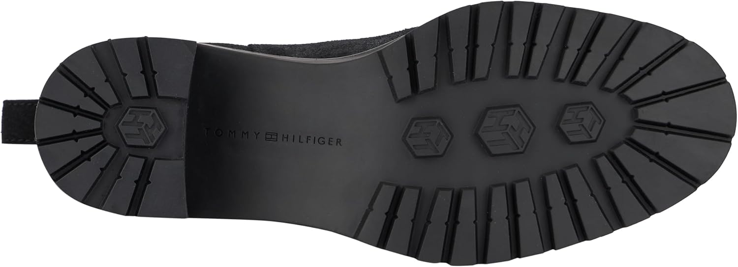 <strong>Tommy Hilfiger</strong><br> Женские Chelsea ботинки Flag Mid Heel Suede Suede — изображение 2