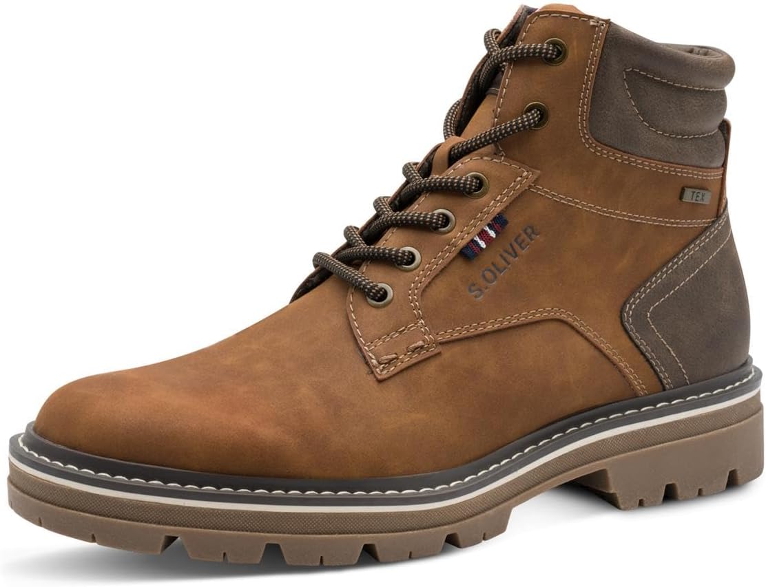 <strong>s.Oliver</strong><br> Мужские Waterproof Vegan ботинки (Cognac) 41 EU — изображение 3