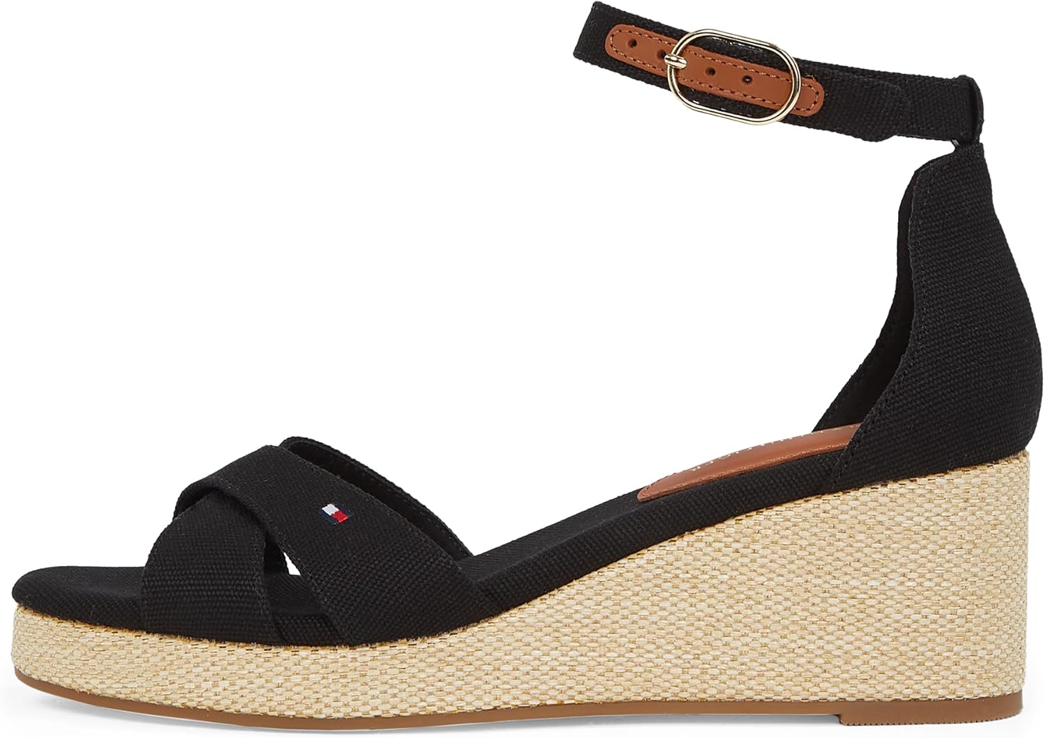 <strong>Tommy Hilfiger</strong><br> Женские Flag Criss-CROS Mid Wedge Espad Sandals with Heel