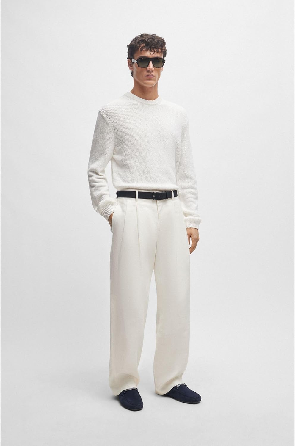 <strong>BOSS</strong><br> Мужские Noel Mocc Suede Moccasins with Metal Details Full Lining Size — изображение 3