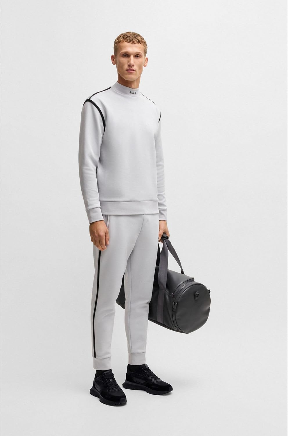 <strong>BOSS</strong><br> Jonah Runn Мужские Made of Various Materials such as Mesh Leather Size — изображение 3