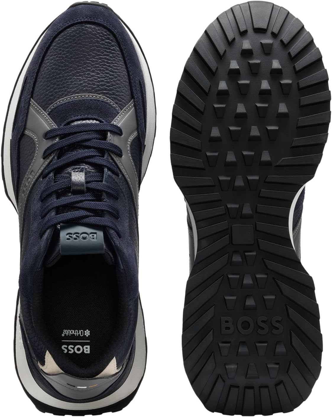 <strong>BOSS</strong><br> Мужские Jonah Runn Milled Leather with Supportive Outsole Size — изображение 4