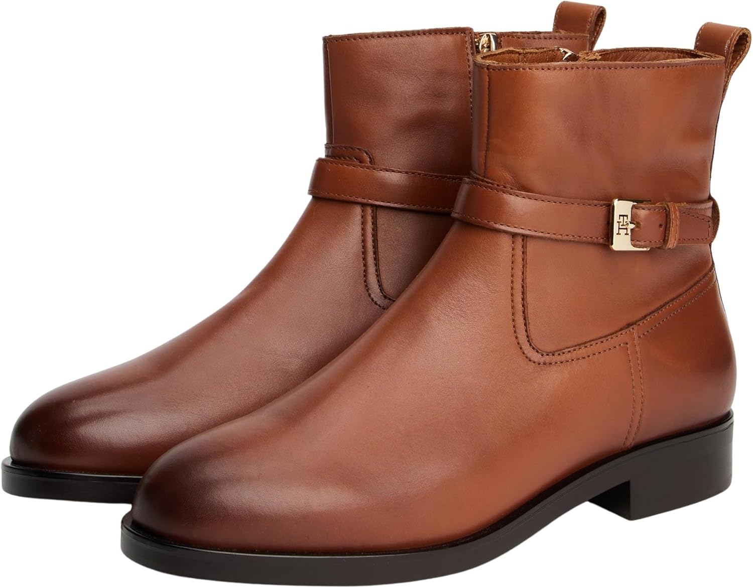 <strong>Tommy Hilfiger</strong><br> Женские Th Buckle Riding Leather ботинки Fw0fw08781 ботинки — изображение 3