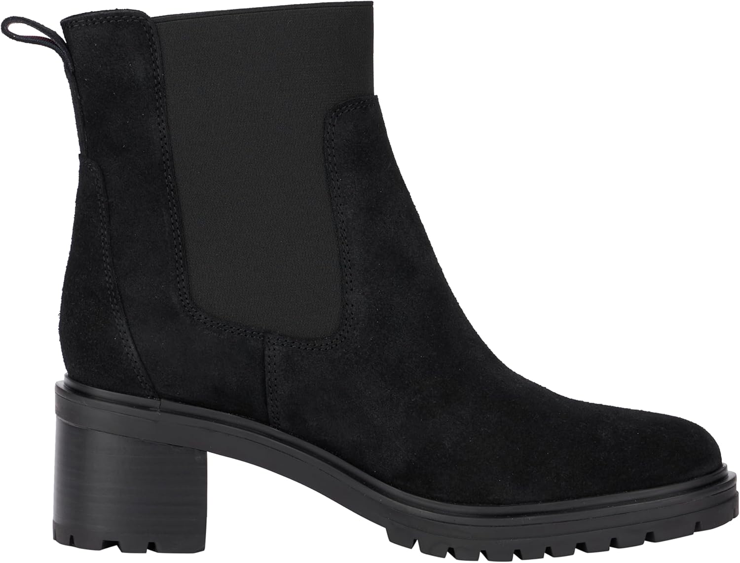 <strong>Tommy Hilfiger</strong><br> Женские Chelsea ботинки Flag Mid Heel Suede Suede — изображение 4