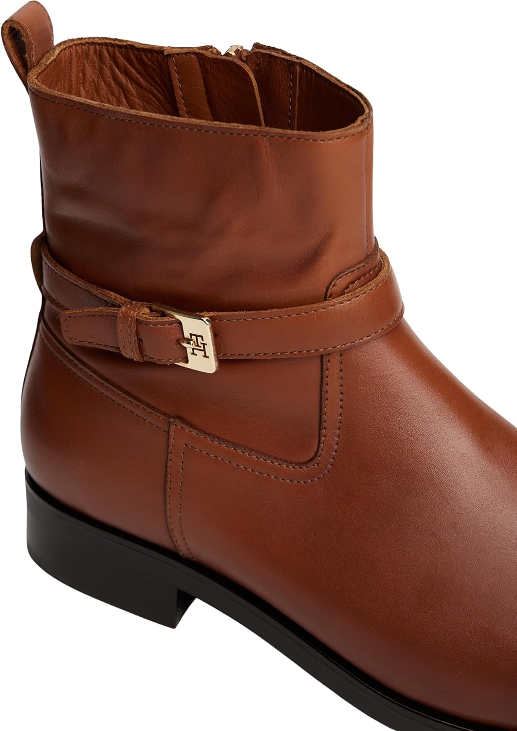 <strong>Tommy Hilfiger</strong><br> Женские Th Buckle Riding Leather ботинки Fw0fw08781 ботинки — изображение 4